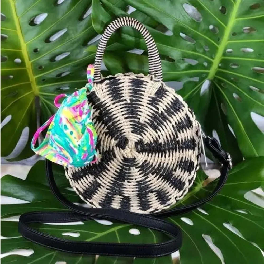 NWOT MMS PURSE WOVEN CIRCLE BAG - Picture 4 of 7